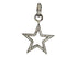 Pave Diamond Star Pendant, (DPS-87)
